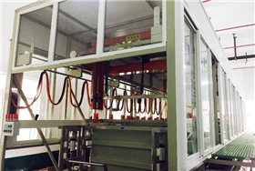 Production line of gold sinking surface treatment